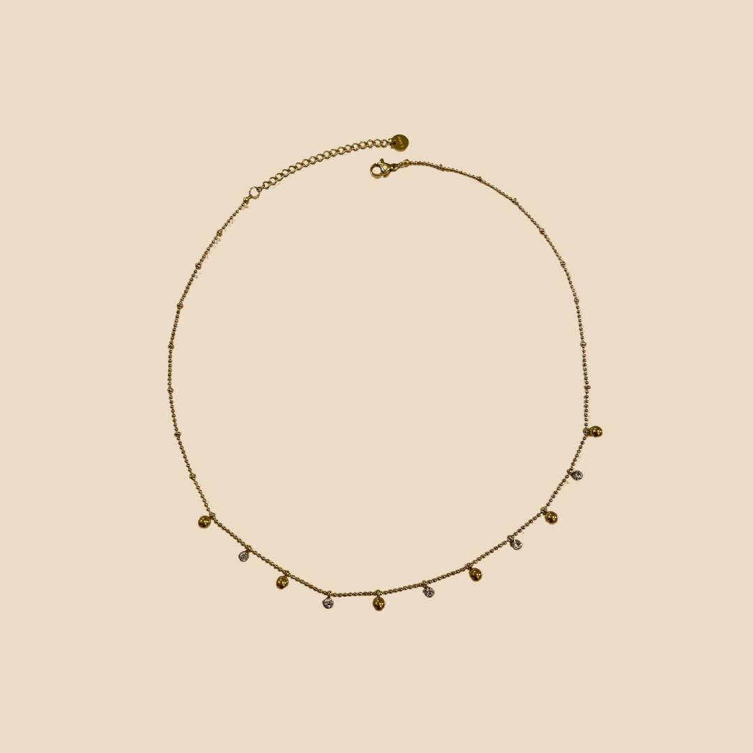 Collana Sfere e Strass