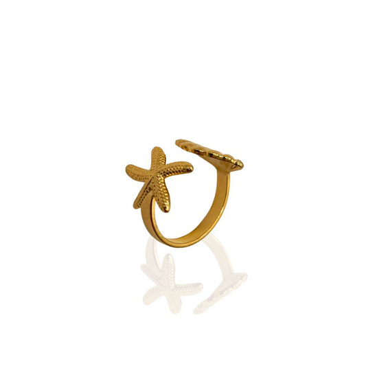 Anello Conchiglia e Stella