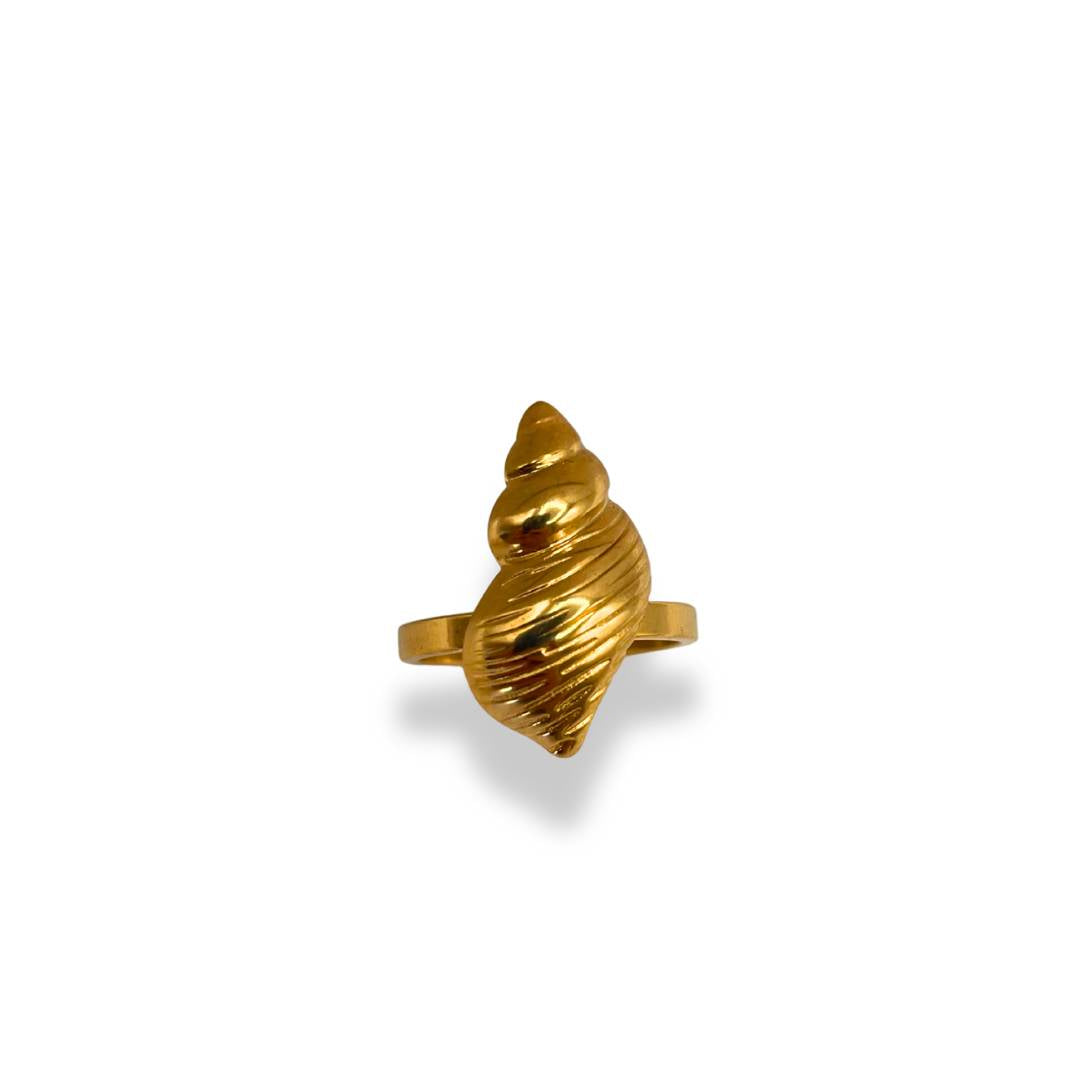 Anello Conchiglia Dorata
