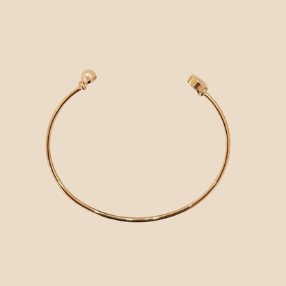 Bracciale strass e perla