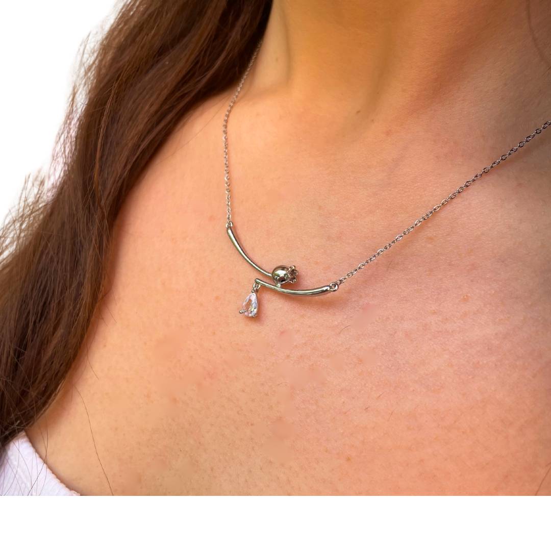 Collana con Charm in vetro