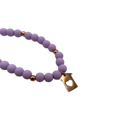 Collana con sfere colorate