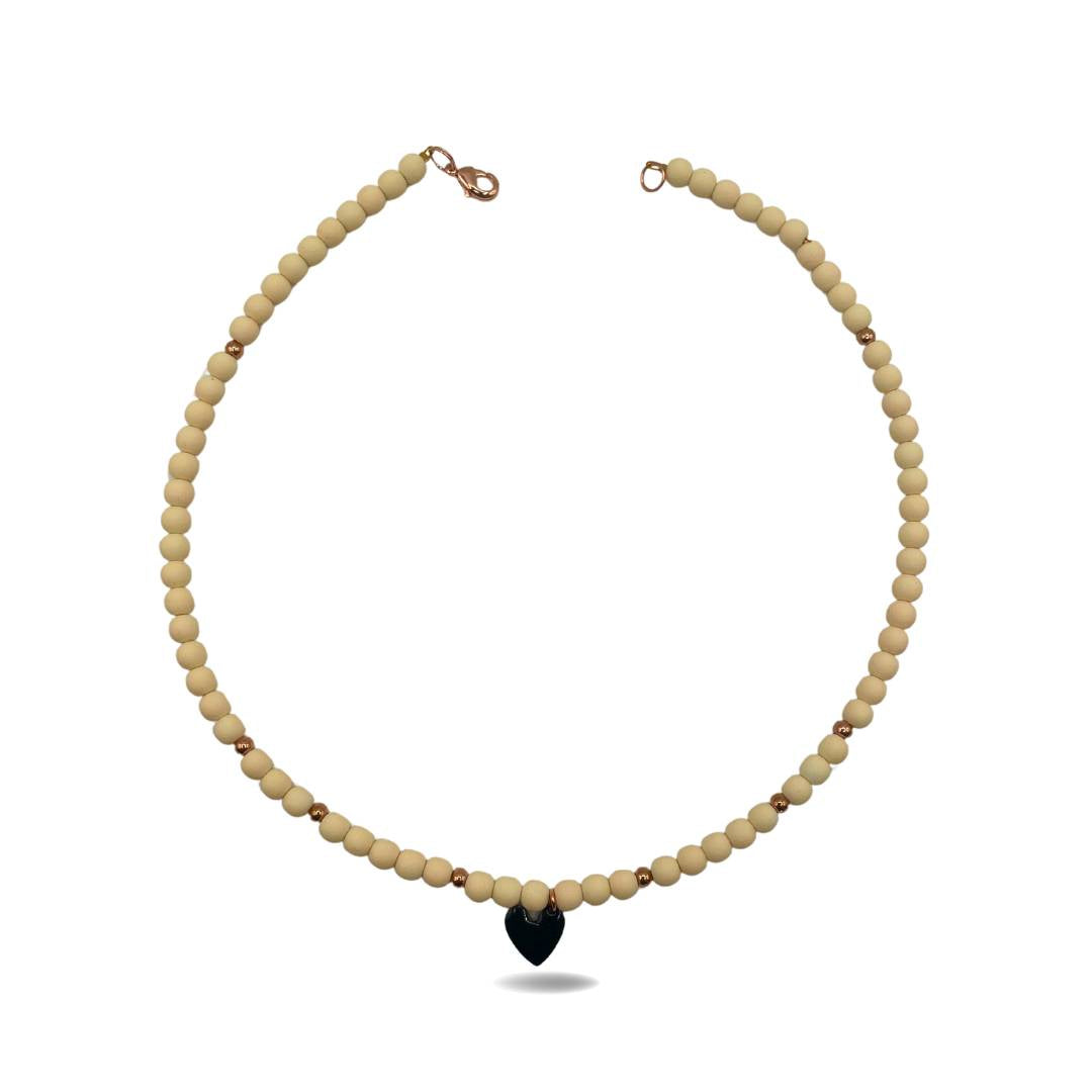 Collana con sfere colorate