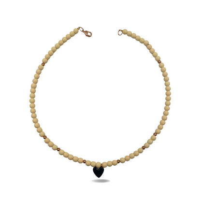 Collana con sfere colorate