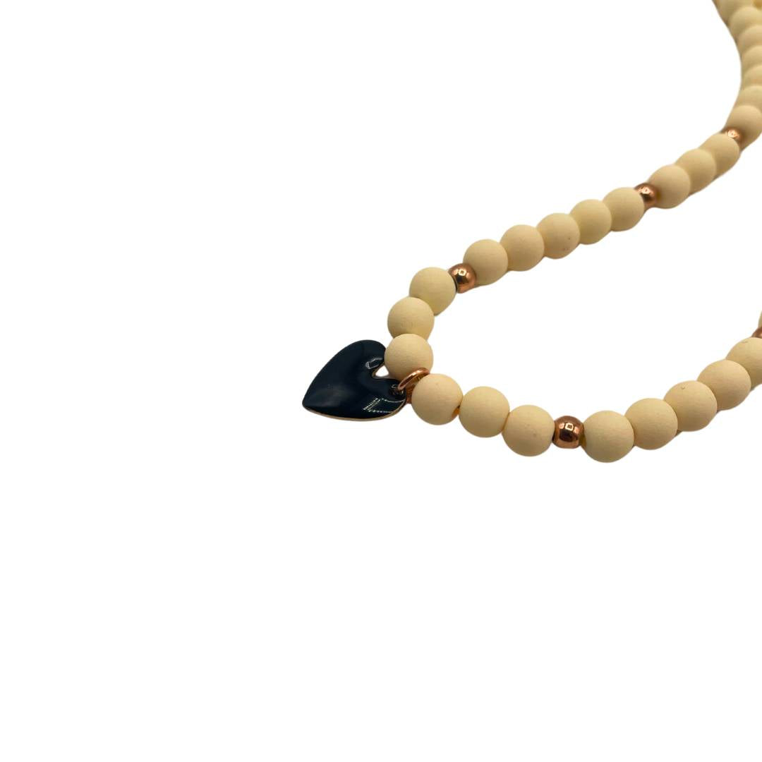 Collana con sfere colorate