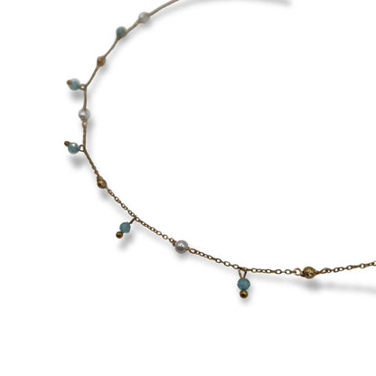 Collana sfere resina