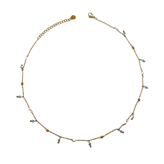 Collana sfere resina