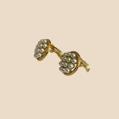 Orecchini clips Perle