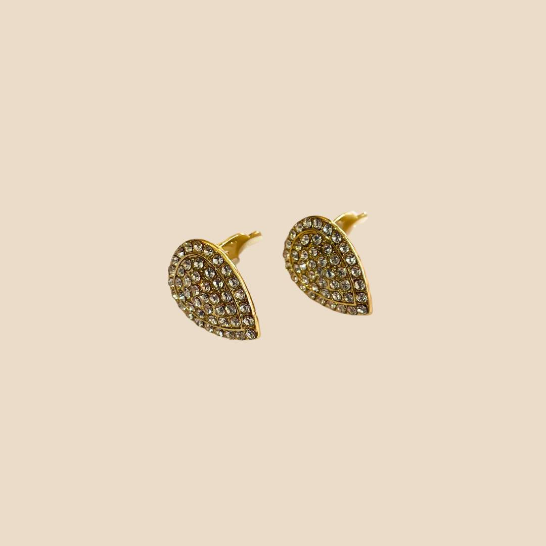 Orecchini Goccia Strass