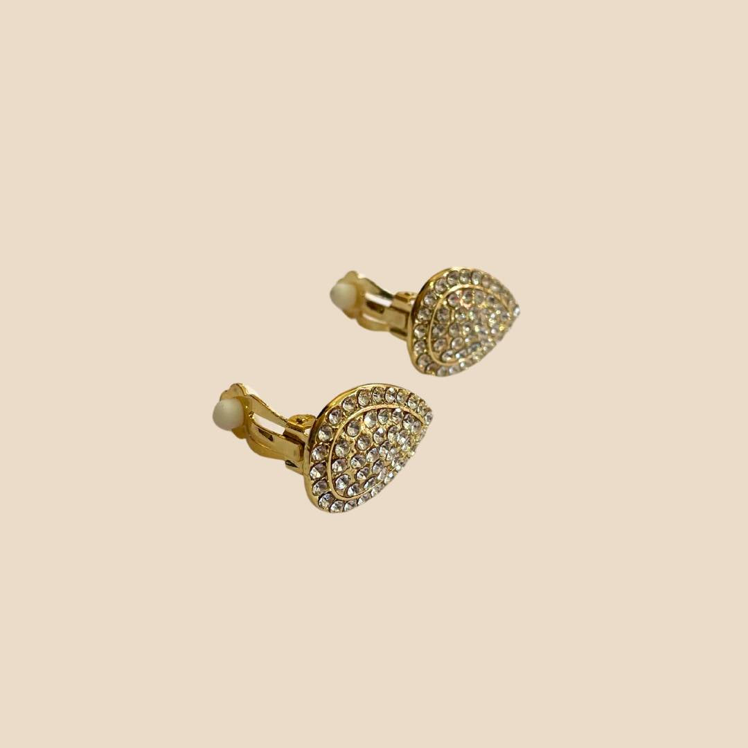 Orecchini Goccia Strass