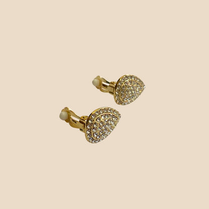 Orecchini Goccia Strass