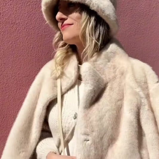 Giacca in Eco Pelliccia