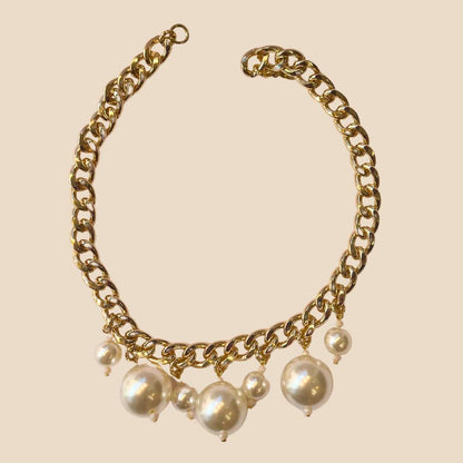 Collana charms perle