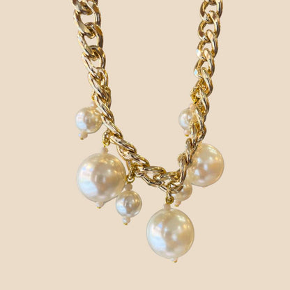Collana charms perle