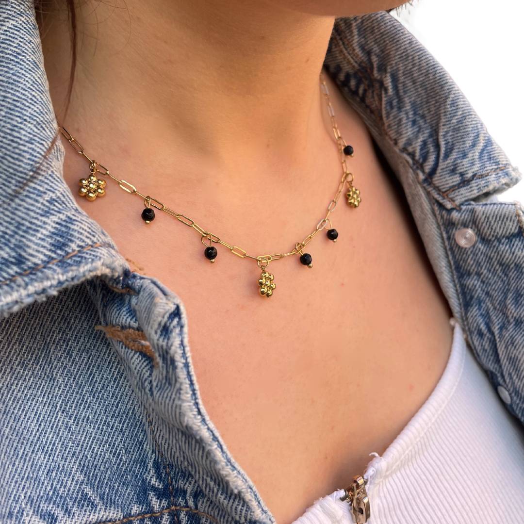Collana con Charms in Cristalli
