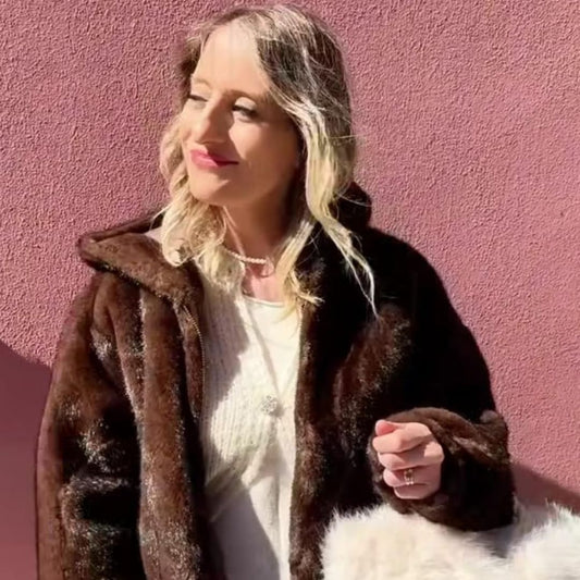 Giacca in Eco Pelliccia