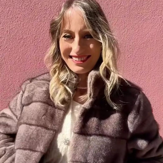 Giacca in Eco Pelliccia